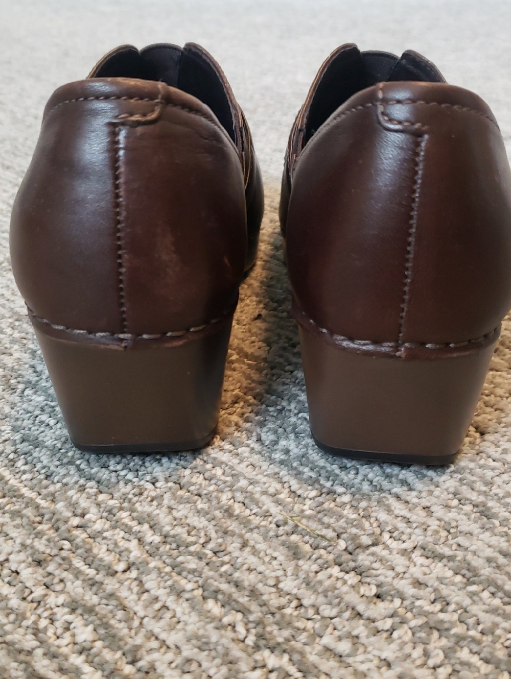 Dansko Dark Brown Leather Mary Jane Shoes - 39 - Picture 3 of 7